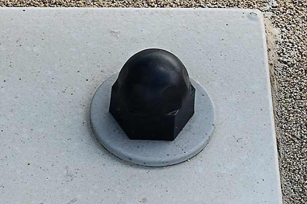 Domed Plastic Nut Caps