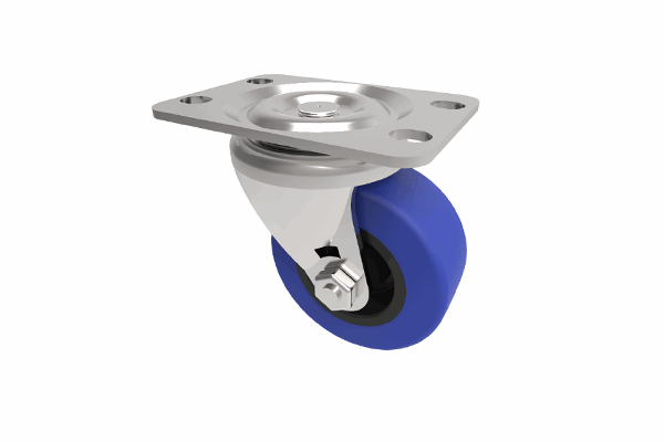 Budget Castors Swivel Castors Blue Rubber Tyre.png