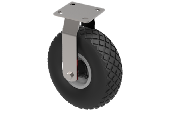 Castors With Puncture Proof Wheels Diamond Pattern Tyres Fixed.png