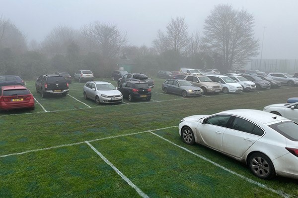 Finished Car Park Turfmesh Project