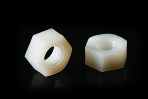 Two nylon Hex nuts