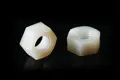 Two nylon Hex nuts