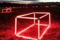 Harvest light installation by artist Mary Branson using VisiPak tubes