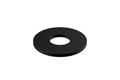 A 3D modelled Black Rubber Washer