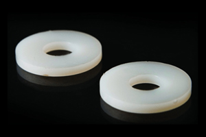 Two Flat Nylon Washers