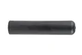 Side view of a black textured plastic straight sided industrial grip.