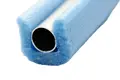 Blue foam tulip shaped foam protection strip fitted to metal pole.