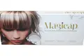 Magicap dip moulded cap being used for hair highlighting