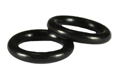 Two black rubber O-Rings